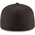 thumbnail image 3 of Men's New Era Baltimore Ravens Black on Black 59FIFTY Fitted Hat, 3 of 4