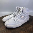 thumbnail image 1 of New Balance 650 R Mid Mens Size 11.5 D Gray Leather Athletic Shoes Sneakers, 1 of 6