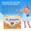 St. Joseph Aspirin Pain Reliever, Chewable Flavored, Low Dose, Orange