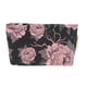 thumbnail image 1 of Bolsas de Maquillaje de Flor Convenientes 1 Pc Únicas Poliéster Negro Rosa Mediana, 1 of 5
