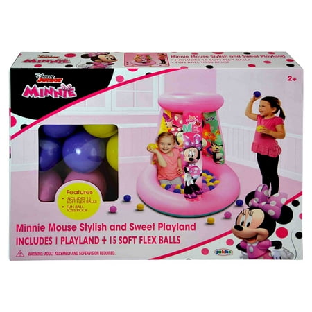 Disney Junior Minnie Mouse Inflatable Playland Ball Pit Includes