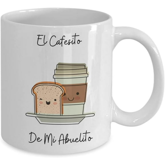 Abuelito Coffee Mug-Spanish Grandpa Coffee Mug-Taza De Cafe Para Abuelito-Regalo Para Abuelito