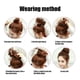 thumbnail image 3 of 2Fácil de usar Gomas para el cabello con estilo Extensiones de cabello con moño rizado naturalmente desordenado, 3 of 5