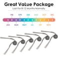 thumbnail image 3 of Replacement Side Brushes Compatible with Roborock Q7 M5 Plus Q7 L5 QV35A QRevo Curv QRevo Edge QRevo S5V Saros 10R Saros Z70 Robot Vacuum Nylon 6 Pack, 3 of 5