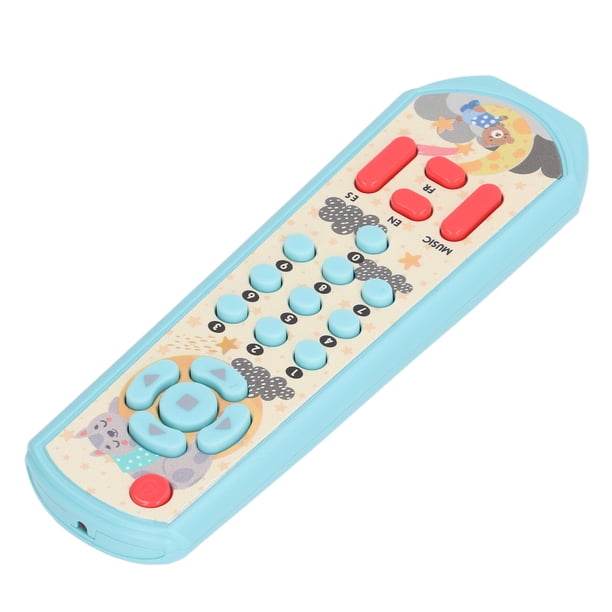 Mando a distancia para TV de bebé función de luz ABS educativa con sonido HiFi alimentado por batería de juguete de Control remoto de TV de cognición de Color para jugar ANGGREK Otros