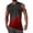 03 Wine, variant on YueHuiYing Men's Gradient Stripe Printed Hooded Fitness Tank Top – Breathable Quick-Dry Round Neck Workout Shirt Stylish Athletic Wear for Training Summer Wear
