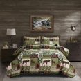 thumbnail image 1 of Juego de colcha ARL HOME Rustic King Size Lodge Cabin, 1 of 8