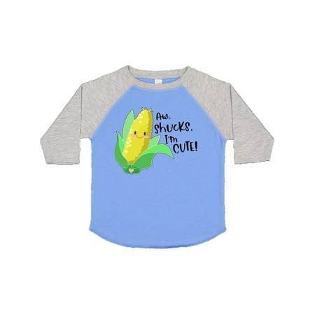 

Inktastic Aw Shucks I m Cute! Corn Humor Gift Toddler Boy or Toddler Girl T-Shirt