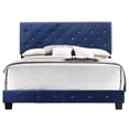 thumbnail image 2 of Navy blue full - size bed | Straightforward assembly for warm living areas, 2 of 2