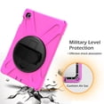 thumbnail image 5 of XYX Case for Samsung Galaxy Tab S5e 10.5 inch SM-T720/SM-T725 with 360 Degree Rotating, Hand Strap, Shoulder Strap, Rose, 5 of 7