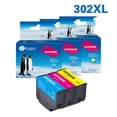 thumbnail image 1 of G&G 302XL T302XL Ink Cartridge used for Epson Expression XP-6000 XP-6100 CMY, 3-Pack, 1 of 6