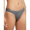 thumbnail image 3 of Hanes Women's Cool Comfort Cotton Stretch Thong Underwear, 6-Pack, 3 of 6