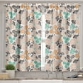 thumbnail image 2 of Ambesonne Floral Valance & Curtain, Spring Garden Cartoon Petals, 55"x36", Multicolor, 2 of 6