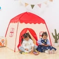 thumbnail image 2 of Kids Play Tent Large Fairy Playhouse Teepee Tent For Children Birthday Indoor Outdoor Playhouse Durable Tent For Girls And Boys, 2 of 3