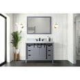 thumbnail image 3 of Dark Grey Bath Vanity 48 In. - Six Drawer Arrangement Soft Close Fully Assembled Solid Wood & E0 Plywood Construction 48"x22" Ample Storage With Drawers Frame Panels, 3 of 3