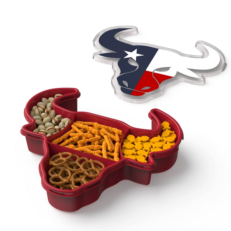 Cook with Color Texas Longhorn 4-Compartment Snack Box - Walmart.com
