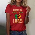 thumbnail image 1 of Simua T-Shirts Patriotiques pour Femmes Manches Courtes Col Rond Été Décontracté Coupe Régulière, 1 of 5