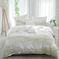thumbnail image 2 of Sage Green Ombre Mountain Bedding 3 Piece Duvet Cover Set Twin Size, Nature Abstract Art Marble Soft Microfiber Comforter Cover with Zipper Closure & Pillowcases, Wrinkle & FadeResistant Quilt Cover, 2 of 9