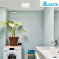 thumbnail image 5 of Open Box Delta Electronics 100 CFM Bath Fan Edge Lit Dimmable LED Light, 5 of 10