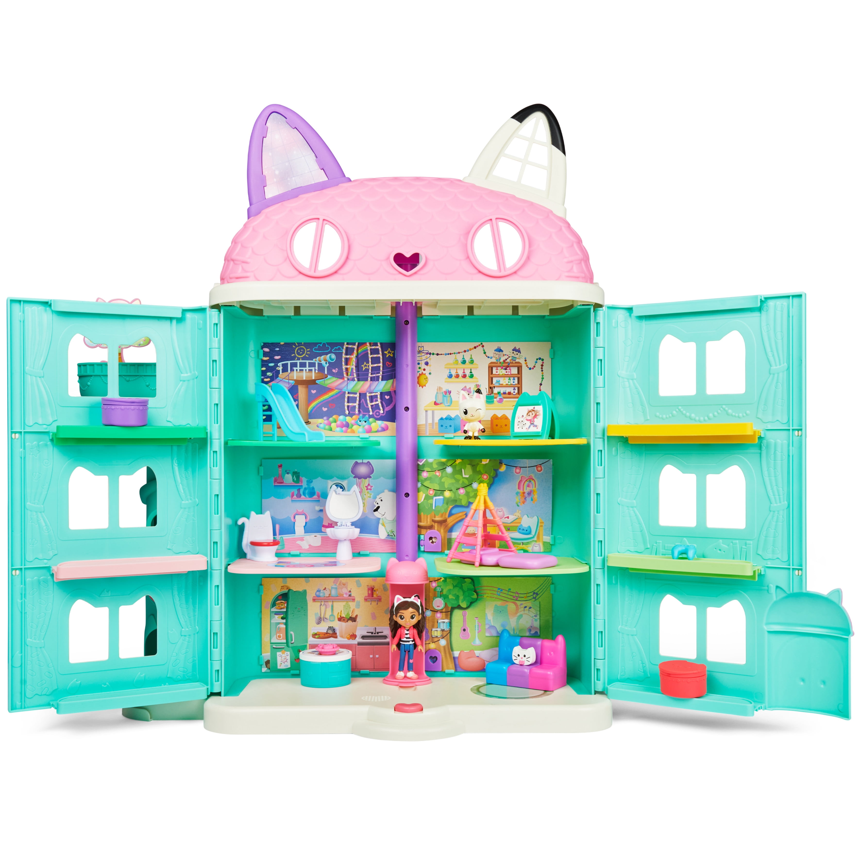 Dollhouse miniature scene model doll house accessories mini cat dog food basi ~I 