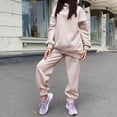 thumbnail image 4 of Conjunto de pantalones de Chándal con capucha para mujer Sunnimix cálido de otoño invierno S, 4 of 7
