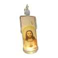thumbnail image 4 of Lamp Decorative Prayer Candle Ornament Jesus Virgin Prayer Flameless for Desktop Church Holiday Style B, 4 of 9
