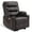 Dark Brown, variant on MCombo Power Recliner Faux Leather Living Room Electric Reclining Chair, No Lift, 621 (Dark Grey)
