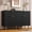Black, variant on Modern Accent 6 Drawer Dresser for Bedroom, Fluted 47.2" Wide Modern Chest of Drawers with Deep Drawers, Long Large Double Dresser TV Stand for Living Room, Hallway, Bed Room