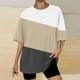 thumbnail image 3 of Camiseta Corta con Cuello Redondo Y Gota Del Hombro para las Mujeres, 3 of 4