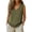 Army Green, variant on Women's Crop Tank Tops V Neck Summer Sleeveless Cami Shirts Loose Fit Casual Flowy Basic Tee Tops