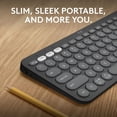 thumbnail image 3 of Teclado bluetooth Logitech Pebble Keys 2 K380s QWERTY Español color grafito, 3 of 8