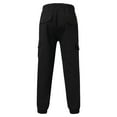 thumbnail image 2 of Aayomet Sweatpants For Men Men's Everyday Joggers, Cotton Knit Jog Pants Left C Logo,Black XL, 2 of 5