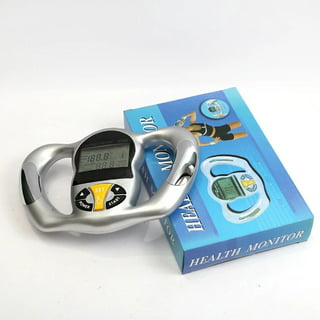 Brrnoo Handheld Body Fat Tester,Handheld Body Fat Measuring Instrument BMI  Meter Fat Analyzer Monitor Measure Device,BMI Meter Fat Analyzer