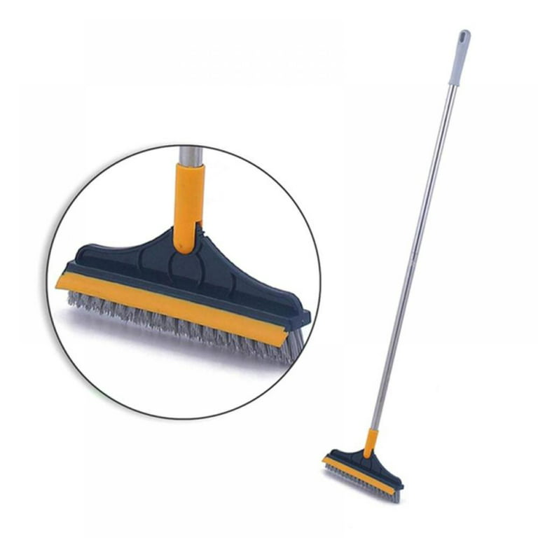 Soft Indoor Broom Sweeping Brush Head with Handle Kitchen Floor Cleaning  Sweeper