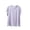 #0258-Purple, variant on Favoffer Womens Summer Short Sleeve V Neck T Shirt Solid Color Cotton Linen Blend Top Loose Fit Casual Pullover Tee Lightweight Breathable Blouse for Hot Summer Days