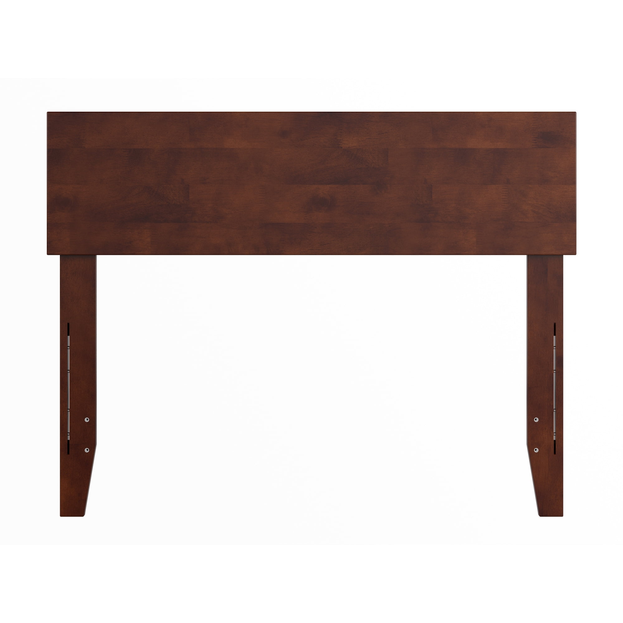AFI Orlando Twin Modern Solid Wood Panel Headboard with Attachable Charger, Walnut