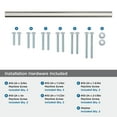 thumbnail image 3 of Amerock Versa 12 inch (305mm) Center-to-Center Satin Nickel Appliance Pull, 3 of 5