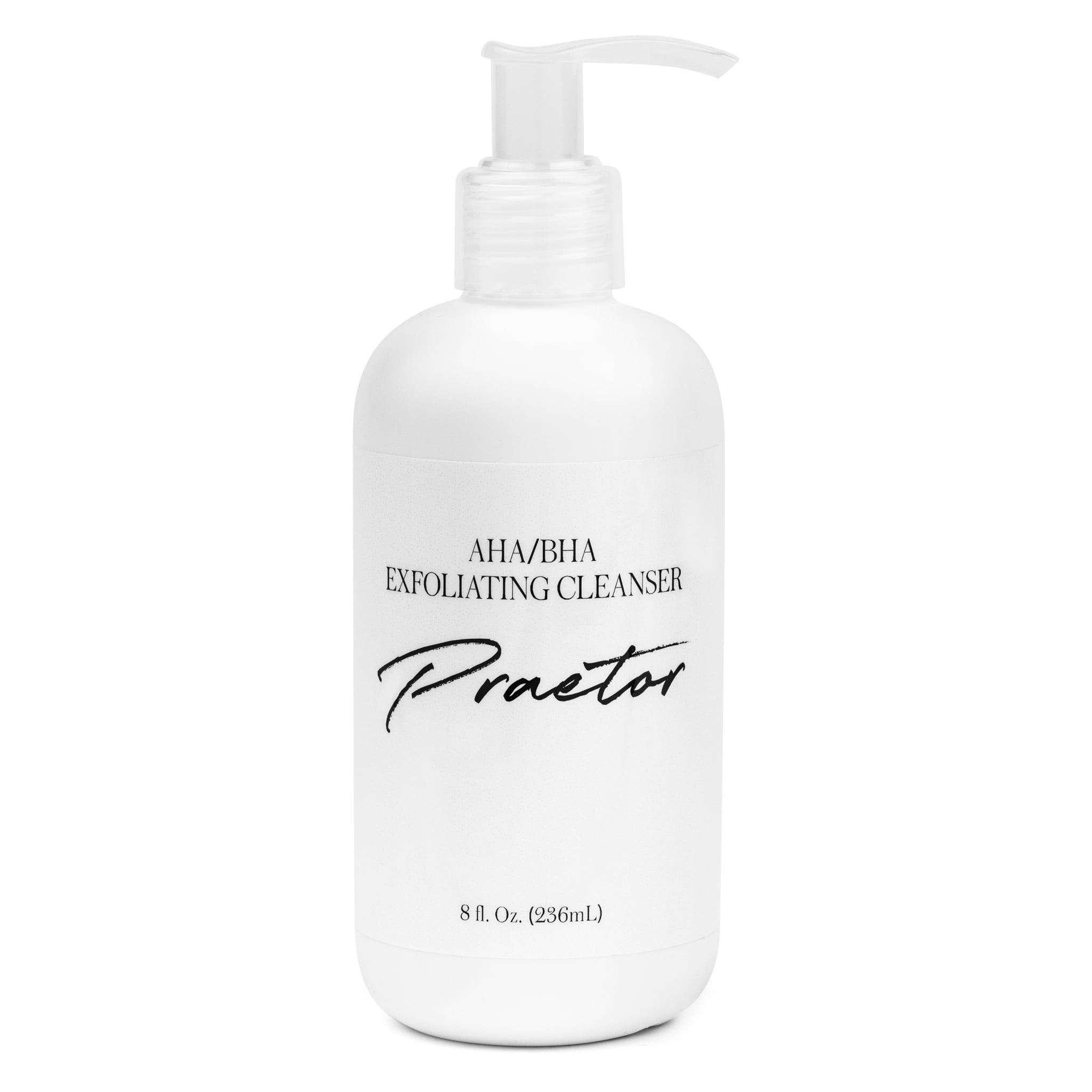 Praetor AHA/BHA Gentle Exfoliating Cleanser with Glycolic, Lactic