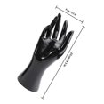 thumbnail image 2 of LRXIYODE 1 Set Finger Display Mannequin Hand Display Black, 2 of 8