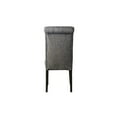 thumbnail image 4 of Simple Relax SR03CM3735GY-SC-2PK Dining Chair, Antique Black, Gray, 4 of 5