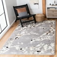thumbnail image 6 of SAFAVIEH Madison Oscar Abstract Distressed Area Rug, Light Blue/Green, 5' x 5' Round, 6 of 10