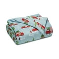 thumbnail image 1 of Winter Nights Plush Blanket, Twin, Xmas Caravan, 1 of 2
