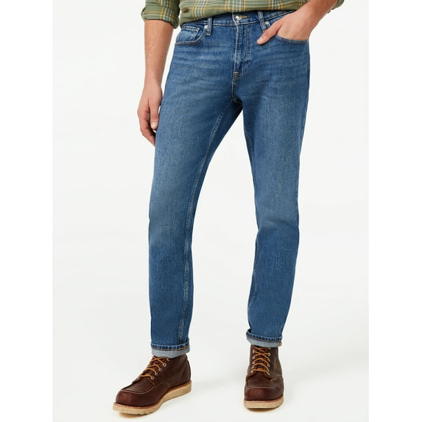 Free Assembly - Free Assembly Men's Slim Fit Jeans - Walmart.com ...