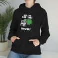 thumbnail image 3 of Trash Day Just A Kid Who Loves Trash Day Garbage Trucks Hoodie, 3 of 4
