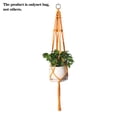 thumbnail image 2 of HOMEIORA 1 Pack Macrame Plant Hanger Indoor Hanging Planter for Plants Holder, Hanging Pot Holder Macrame Decorative Flower Pot Holder for Indoor Outdoor Boho Home Décor, 2 of 5