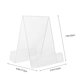 thumbnail image 2 of Acrylic Book Display Stand for Daily Use Transparent Book Storage Holder Double Sided, 2 of 4
