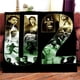 thumbnail image 3 of Manta de banda Ireland U2, cobija Decke,deka, couverture,viltti,koc,담요,deken,cobertor,frazada, täppe, teppe, cama, sofá, moda, 3 of 4