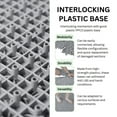 thumbnail image 5 of Interlocking Deck Tiles, 12 PCS 12" x 12" Patio Tiles Waterproof Plastic Outdoor Flooring Covering All Weather for Walkway Front Porch Poolside Balcony Backyard, 5 of 20