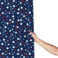 thumbnail image 3 of Shower Curtain, Colorful Stars Waterproof Fabric Plastic Shower Curtain, Drying Fast Bathroom Curtain with 9 Buttonholes, Ruffle Shower Curtain 60x72in, 3 of 8
