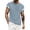 Blue, variant on Men's Color Block T-Shirts Short Sleeve Crew Neck Pullover for Summer Casual, Bold and Trendy Tee Shirt for Men